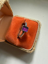 Load image into Gallery viewer, Tous Amethyst Sterling Silver Ring Size 7
