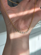 Load image into Gallery viewer, Vintage Natural Diamond Gold Necklace
