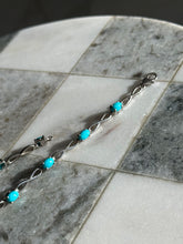 Load image into Gallery viewer, Sleeping Beauty Turquoise Sterling Silver Bracelet
