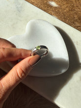 Load image into Gallery viewer, Peridot Sterling Silver Ring Size 8
