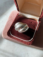 Load image into Gallery viewer, Croissant Loaf Sterling Silver Ring Size 5.75
