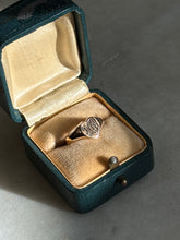 Load image into Gallery viewer, Midcentury 10k Solid Gold Engraved Heart Signet Ring Size 4.5

