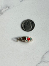 Load image into Gallery viewer, Vintage Enamel Dutch Clog Sterling Silver Charm
