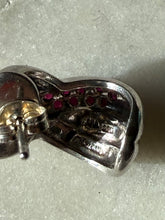 Load image into Gallery viewer, Ruby Sterling Silver Push Back Earrings
