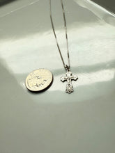 Load image into Gallery viewer, Vintage Russian Orthodox Cross Sterling Silver Necklace 18”
