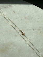 Load image into Gallery viewer, 14k Yellow Gold Opal &amp; Diamond Necklace 19”
