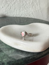 Load image into Gallery viewer, Simulated Opal Sterling Silver Ring Size 9
