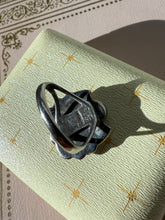 Load image into Gallery viewer, Vintage Lapis Sterling Silver Ring Size 8
