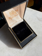 Load image into Gallery viewer, Vintage Black Velvet Ring Box

