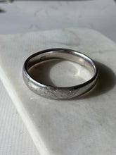 Load image into Gallery viewer, Vintage Sterling Silver Etched Bangle Bracelet
