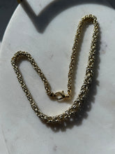 Load image into Gallery viewer, Graduated Byzantine Gold Vermeil Chain 18”

