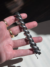 Load image into Gallery viewer, Italian Jumbo San Marco Link Sterling Silver Bracelet 7.25”
