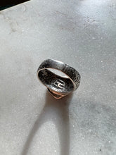 Load image into Gallery viewer, Israel Sterling Silver &amp; Copper Ring Size
