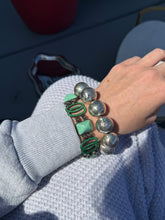 Load image into Gallery viewer, Chunky Sterling Silver Ball Bracelet w/ Toggle Clasp
