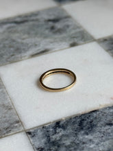 Load image into Gallery viewer, Vintage 14k Gold Diamond Quarter Eternity Band Size 4.75 - 5

