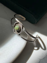 Load image into Gallery viewer, Vintage Turquoise Sterling Silver Cuff Bracelet
