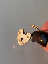 Load image into Gallery viewer, Antique 9k Gold Heart Padlock Clasp
