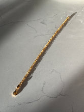 Load image into Gallery viewer, Italian Gold Vermeil Bracelet 8”
