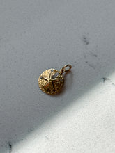 Load image into Gallery viewer, Vintage 14k Gold Mini Sand Dollar Charm
