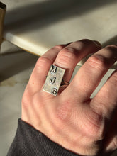 Load image into Gallery viewer, Vintage MJG Sterling Silver Ring Size 6.5
