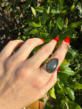 Load image into Gallery viewer, Labradorite Sterling Silver Ring Size 8.75

