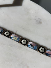 Load image into Gallery viewer, Vintage David Anderson Enamel Sterling Bracelet
