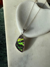 Load image into Gallery viewer, Butterfly Wing Sterling Silver Necklace
