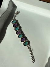 Load image into Gallery viewer, Chunky Sterling Silver Turquoise Bracelet
