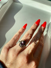 Load image into Gallery viewer, Amethyst Sterling Silver Ring Size 5.5
