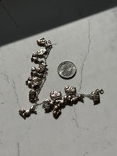 Load image into Gallery viewer, Vintage Sterling Silver Cats &amp; Dogs Charm Bracelet 7.5”
