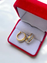 Load image into Gallery viewer, Gold Vermeil Vintage Mini Hoop Earrings
