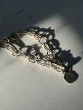 Load image into Gallery viewer, Vintage Sterling Silver Solid Toggle Clasp Bracelet 8”
