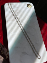 Load image into Gallery viewer, Vintage Puffy Mariner Sterling Silver Chain 24”
