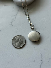 Load image into Gallery viewer, Vintage Enamel Floral Sterling Silver Locket Necklace
