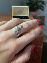 Load image into Gallery viewer, Abstract Modernist Sterling Silver Ring

