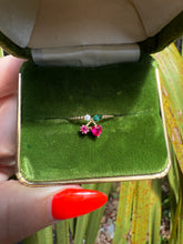 Load image into Gallery viewer, Cherry 14k Yellow Gold Ring Size 6.25
