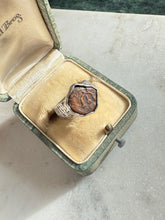 Load image into Gallery viewer, Israel Sterling Silver &amp; Copper Ring Size
