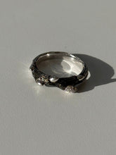 Load image into Gallery viewer, Stephen Dweck Sterling Silver Diamond Branch Ring Size 9
