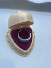 Load image into Gallery viewer, Opal Inlay Sterling Silver Ring
