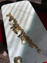Load image into Gallery viewer, Kirks Folly Cat Charm Bracelet
