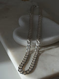 Vintage Sterling Silver Cuban Chain 22”