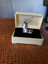 Load image into Gallery viewer, Abstract Modernist Sterling Silver Ring
