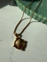 Load image into Gallery viewer, Gold Vermeil Coin Rope Necklace 18”
