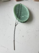 Load image into Gallery viewer, Adornia Black Bead &amp; Diamond Sterling Drop Lariat Necklace
