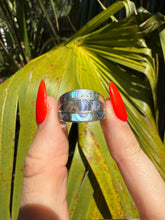 Load image into Gallery viewer, Abalone Sterling Silver Ring Size 8
