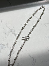Load image into Gallery viewer, Toggle Clasp Sterling Silver Chain 16”
