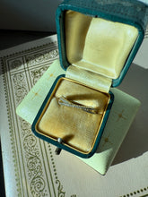 Load image into Gallery viewer, Pavé Gold Vermeil Crossover Ring Size 6.25
