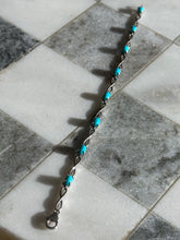 Load image into Gallery viewer, Sleeping Beauty Turquoise Sterling Silver Bracelet
