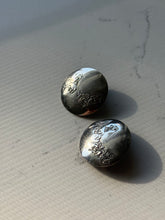 Load image into Gallery viewer, Vintage Bull Riding Sterling Silver Disc Earrings
