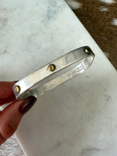 Load image into Gallery viewer, Sterling Silver &amp; Brass Screw Bangle Bracelet
